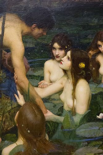 John William Waterhouse, Hylas and the Nymphs détail .jpg